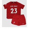 Liverpool Luis Diaz #23 Hemmaställ Barn 2022-23 Korta ärmar (+ Korta byxor)
